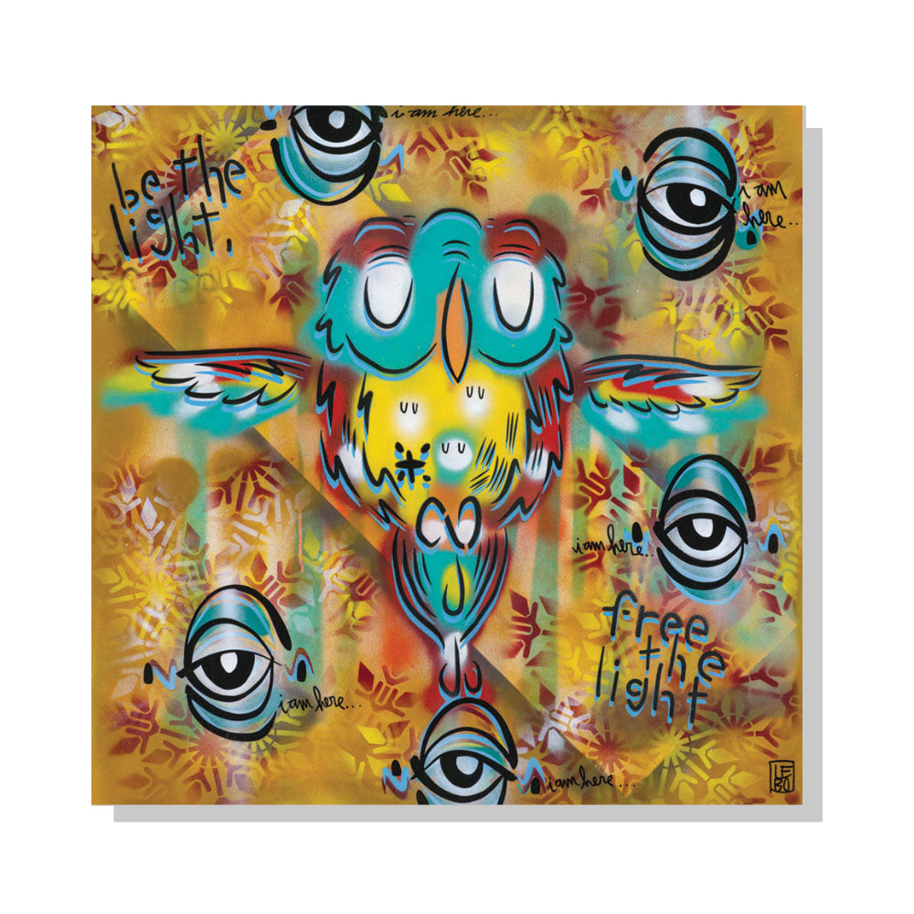 Be the light, free the light - Mineral Print